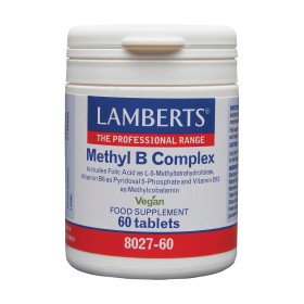 Lamberts Methyl B-Complex Συμπλήρωμα με Σύμπλεγμα Βιταμινών Β 60 Ταμπλέτες Lamberts Methyl B-Complex Συμπλήρωμα με Σύμπλεγμα Βιταμινών Β 60 Ταμπλέτες