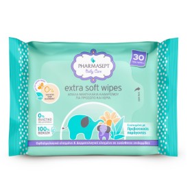 Pharmasept Baby Care Extra Soft Wipes Μωρομάντηλα Χωρίς Οινόπνευμα 30 Τεμάχια Pharmasept Baby Care Extra Soft Wipes Μωρομάντηλα Χωρίς Οινόπνευμα 30 Τεμάχια