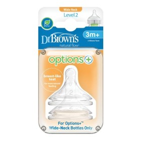 Dr Browns Θηλές Options+ Επίπεδο 2 3m+ 2 Τεμάχια Dr Browns Θηλές Options+ Επίπεδο 2 3m+ 2 Τεμάχια