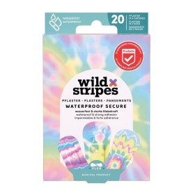Wild Stripes Waterproof Rainbow Plasters Αυτοκόλλητα Επιθέματα 20 Τεμάχια