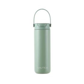 Nautica Μπουκάλι Θερμός Ανοξείδωτο Λαχανί 600ml