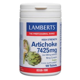 LAMBERTS Artichoke 7425mg Food Suppliment Συμπλήρωμα για την Δυσπεψία 180 Ταμπλέτες