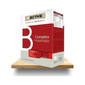 FECTIVE Essential Nutrients B Complex Σύμπλεγμα Βιταμίνης B 30 Κάψουλες