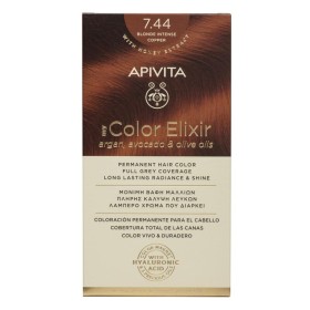 Apivita My Color Elixir Βαφή Μαλλιών 7.44 Ξανθό Έντονο Χάλκινο 50ml & 75ml