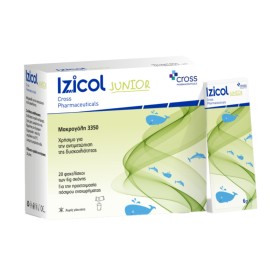Cross Pharmaceuticals Izicol Junior Υπακτικό για την Παιδική Δυσκοιλιότητα 20x6g Φακελίσκοι
