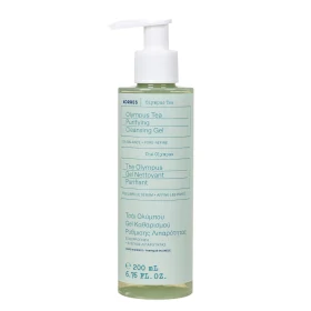 Korres Olympus Tea Gel Καθαρισμού Προσώπου & Ματιών Ρύθμιση Λιπαρότητας με Τσάι Ολύμπου 200ml