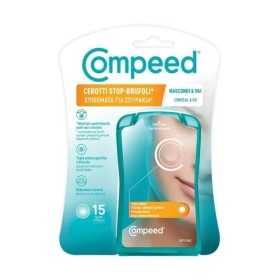 COMPEED Cerotti Stop-Brufoli Conceal & Go Cleansing & Covering Pads for Pimples 15 Pieces