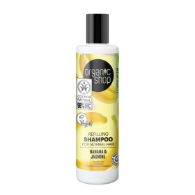 Organic Shop Refilling Shampoo Banana & Jasmine Σαμπουάν Αναπλήρωσης για Κανονικά Μαλλιά 280ml