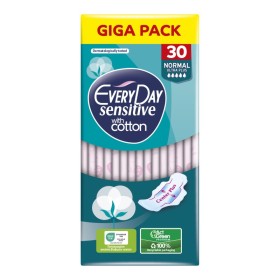 EVERYDAY Σερβιέτες Sensitive with Cotton Normal Ultra Plus Giga Pack 30 Τεμάχια