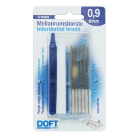 Doft Interdental Μεσοδόντια Βουρτσάκια 0.9mm 12 Τεμάχια