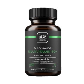 Pharmalead Black Range Multivitamin 50+ Plus Nutrients Caps Υποστήριξη του Οργανισμού για Ηλικίες 50+ Caps 30 Κάψουλες Pharmalead Black Range Multivitamin 50+ Plus Nutrients Caps Υποστήριξη του Οργανισμού για Ηλικίες 50+ Caps 30 Κάψουλες