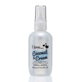 I LOVE Body Spritzer Άρωμα Σώματος Coconut & Cream 100ml