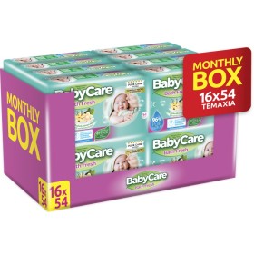 BABYCARE Promo Baby Wipes BabyCare Bath Fresh Monthly Box 16x54 Pieces