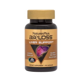 NATURES PLUS Ageloss Liver Support Φόρμουλα για την Ενίσχυση του Ήπατος 90 Κάψουλες