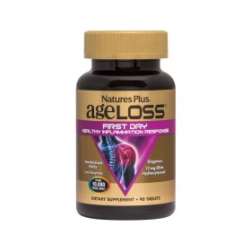 NATURES PLUS AgeLoss First Day Healthy Inflammation Response Antioxidant Formula Against Inflammatory Conditions of the Organism 90 Tablets