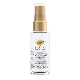 Ogx Rescue Fusion Frizz Oil Έλαιο Λείανσης & Ενυδάτωσης για Ξηρά & Κατεστραμμένα Μαλλιά 50ml