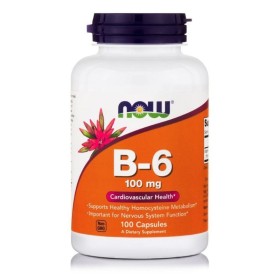 Now B-6 100mg 100 Κάψουλες Now B-6 100mg 100 Κάψουλες