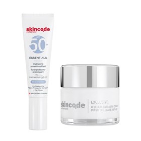 Skincode Promo Cellular Anti-Aging Cream Αντιγηραντική Κρέμα Προσώπου 50ml & Brightening Protective Shield Αντηλιακή Κρέμα SPF50+ 30ml