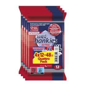 Wet Hankies Promo Antibacterial Extra Safe XL Αντιβακτηριδιακά Μαντήλια Χεριών 4x12 Μαντηλάκια Wet Hankies Promo Antibacterial Extra Safe XL Αντιβακτηριδιακά Μαντήλια Χεριών 4x12 Μαντηλάκια