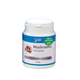 Smile Mushrooms Complete για Τόνωση & Ενίσχυση του Ανοσοποιητικού 120 Κάψουλες