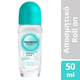 Noxzema Deo Roll On Sensipure 0% Γυναικείο Αποσμητικό για την Ευαίσθητη Επιδερμίδα 50ml Noxzema Deo Roll On Sensipure 0% Γυναικείο Αποσμητικό για την Ευαίσθητη Επιδερμίδα 50ml
