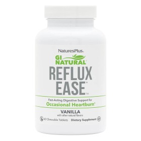 Natures Plus Gi Natural Reflux Easy για το Στομάχι 60 Μασώμενες Ταμπλέτες