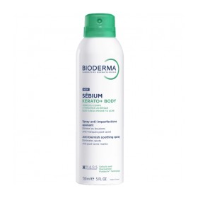 Bioderma Sebium Kerato + Body Anti-blemish Soothing Spray Καταπραϋντικό Σπρέι Σώματος 3 σε 1 για Ατέλειες Κοκκινίλες & Σημάδια & Δέρμα με Τάση Ακμής 150ml
