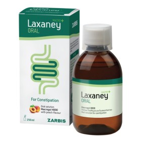 Zarbis Laxaney Macro Oral Σιρόπι για την Αντιμετώπιση της Δυσκοιλιότητας με Γεύση Ροδάκινο 250ml