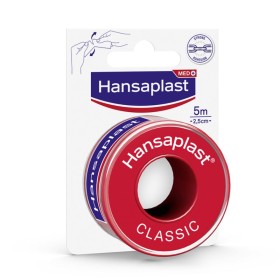 Hansaplast Med+ Classic Tape 5mx2.5cm Ταινία Στερέωσης για Παροχή Πρώτων Βοηθειών 1 Τεμάχιο