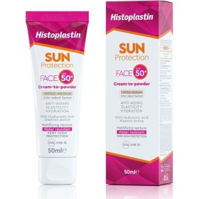 Heremco Histoplastin Sun Protection Face Cream To Powder Tinted Spf50+ Αντιηλιακή Κρέμα Προσώπου 50ml
