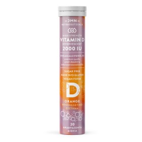 JMN NUTRACEUTICALS Vitamin D3 2000IU Orange Flavour για την Υγεία των Οστών & των Δοντιών 20 Αναβράζοντα Δισκία