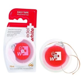 Edel + White Easy Tape Waxed Κηρωμένο Οδοντικό Νήμα 70m