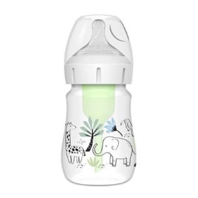 Dr. Browns Anti-Colic Options+ Πλαστικό Μπιμπερό με Φαρδύ Λαιμό από 0m+ Ελέφαντας 150ml Dr. Browns Anti-Colic Options+ Πλαστικό Μπιμπερό με Φαρδύ Λαιμό από 0m+ Ελέφαντας 150ml