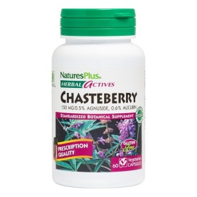 NATURES PLUS Chasteberry 150mg Φόρμουλα Υποστήριξης του Γυναικείου Κύκλου 60 Φυτικές Κάψουλες