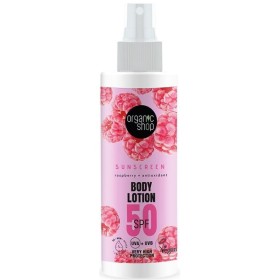 ORGANIC SHOP Sunscreen Rasberry & Antioxidant SPF50 Αντηλιακή Λοσιόν Σώματος σε Spray 150ml