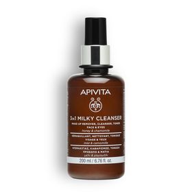 Apivita Cleansing Milk 3 In 1 Γαλάκτωμα Καθαρισμού Προσώπου 3 σε 1 200ml
