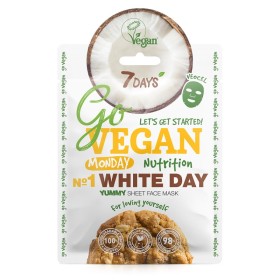 7DAYS ΜΒ Go Vegan Face Mask White Day Μάσκα Ενυδάτωσης & Ελαστικότητας 25g