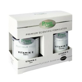 POWER HEALTH Promo Set Platinum Range Vitamin E 400IU 30 Κάψουλες & Δώρο Vitamin C 1000mg 20 Κάψουλες