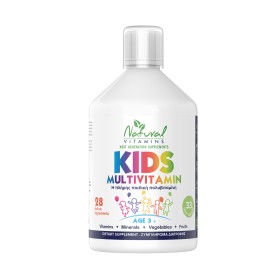 Natural Vitamins Kids Multivitamin 3+ Παιδική Πολυβιταμίνη Γεύση Πορτοκάλι 500ml Natural Vitamins Kids Multivitamin 3+ Παιδική Πολυβιταμίνη Γεύση Πορτοκάλι 500ml