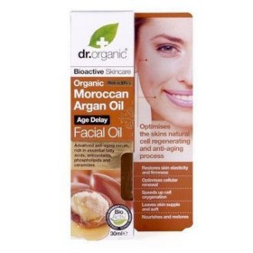 DR. ORGANIC Moroccan Argan Oil Facial Oil μη Λιπαρό Έλαιο Προσώπου με Βιολογικό Έλαιο Αργκάν 30ml