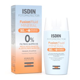 Isdin Fotoprotector Fusion Fluid Mineral Spf50 Αντηλιακό Προσώπου με Φυσικά Φίλτρα 50ml Isdin Fotoprotector Fusion Fluid Mineral Spf50 Αντηλιακό Προσώπου με Φυσικά Φίλτρα 50ml
