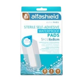 Alfashield Alfa-Pads Αποστειρωμένο Αυτοκόλλητο Αδιάβροχο Επίθεμα 6x8cm 5 Τεμάχια Alfashield Alfa-Pads Αποστειρωμένο Αυτοκόλλητο Αδιάβροχο Επίθεμα 6x8cm 5 Τεμάχια