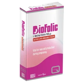 Quest Biofolic 400μg Συμπλήρωμα με Φολικό Οξύ για τις Ανάγκες της Εγκυμοσύνης 60 Ταμπλέτες