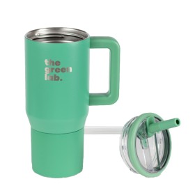 Boobam Τhe S Cup Aνοξείδωτο Μπουκάλι Θερμός Sage 600ml