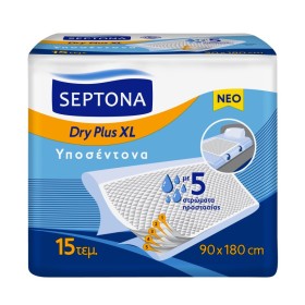 SEPTONA Dry Plus XL Υποσέντονα 90x180cm 15 Τεμάχια