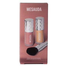 Mesauda Milano Promo The Sunburnt Look Kit Υγρό Ρουζ 101 Soft Mauve 8ml & Υγρό Ρουζ 102 Petal Pink 8ml & F02 Πινέλο για Contouring 1 Τεμάχιο