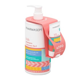 Pharmasept Promo Kids 2in1 Shampoo & Shower Παιδικό Αφρόλουτρο & Σαμπουάν 1L & Kids Hair Styling Gel Μαλλιών για Δυνατό Κράτημα 30ml Pharmasept Promo Kids 2in1 Shampoo & Shower Παιδικό Αφρόλουτρο & Σαμπουάν 1L & Kids Hair Styling Gel Μαλλιών για Δυνατό Κράτημα 30ml