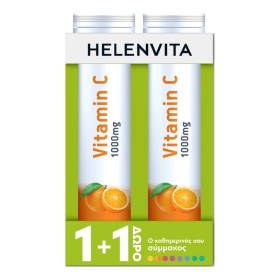 Helenvita Promo Eff Vitamin C 1000mg Orange Flav για το Ανοσοποιητικό με Γεύση Πορτοκάλι  20 Αναβράζουσες Ταμπλέτες [1+1 Δώρο]