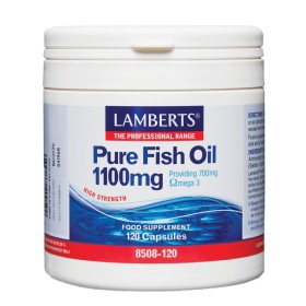 Lamberts Pure Fish Oil 1100mg Συμπλήρωμα για Ενίσχυση Καρδιάς & Εγκεφάλου 120 Κάψουλες Lamberts Pure Fish Oil 1100mg Συμπλήρωμα για Ενίσχυση Καρδιάς & Εγκεφάλου 120 Κάψουλες