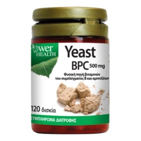 POWER HEALTH Yeast BPC 500mg 120 tablets